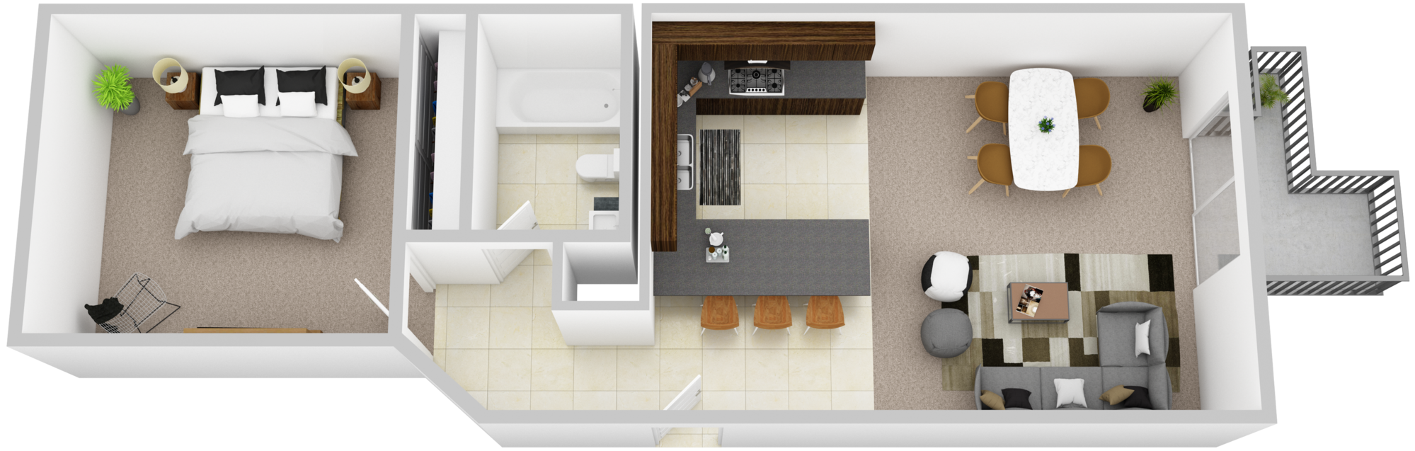 1 Bedroom UR